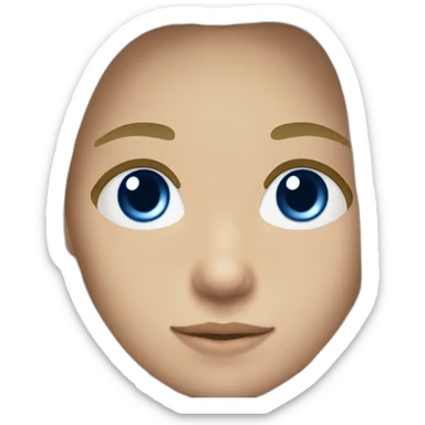 slavic dark blonde boy blue eyes sticker