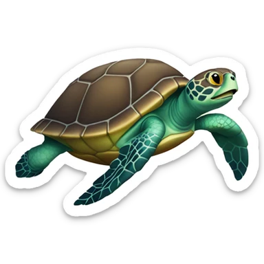 Sea turtle sticker