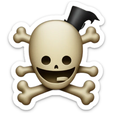one piece jolly roger with a bob sticker