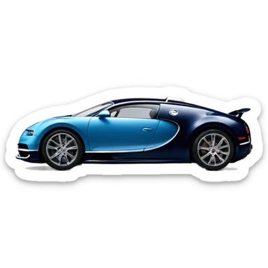 Bugatti car sticker