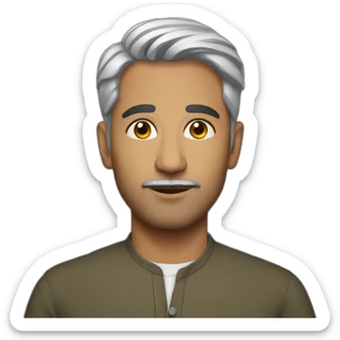 Pakistani man sticker