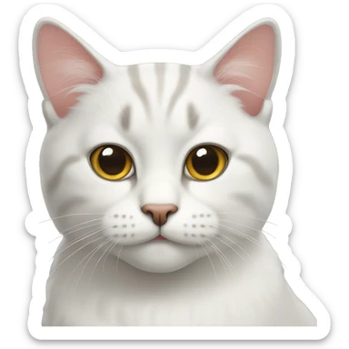 Scottish cat sticker