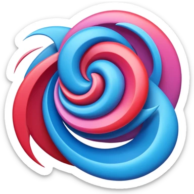 🌌📈💙❤️‍🔥🌸 sticker