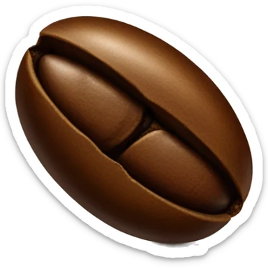 coffee bean sticker