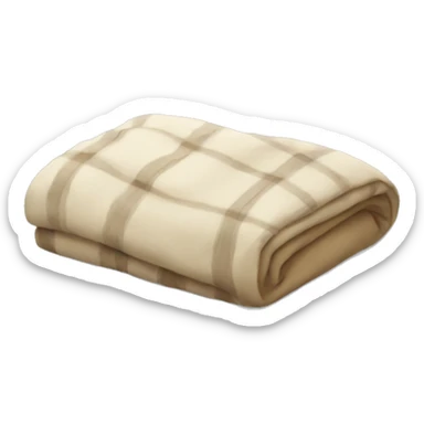 Man in a blanket sleeping sticker