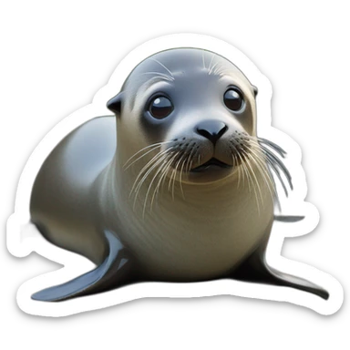 fur seal sticker