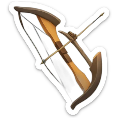 bow arrow sticker