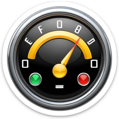 Fuel gage full sticker