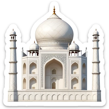 Taj Mahal landmark sticker