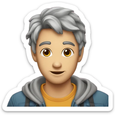 Clin d'œil coeur sticker