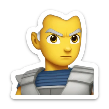 Super sayan  sticker