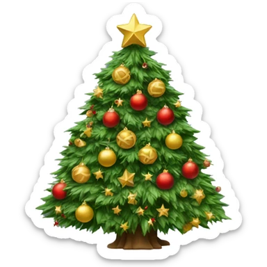 Albero di Natale classico sticker