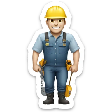 Power lineman sticker