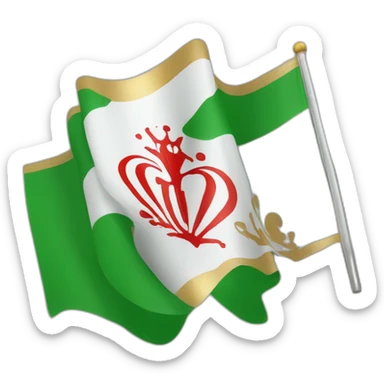 Pahlavi iran flag sticker