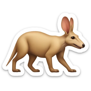 Aardvark sticker