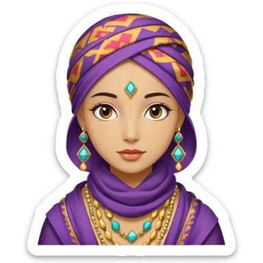 Young fortune teller – Colorful scarf






















 sticker