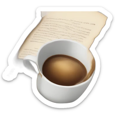 coffee table book sticker