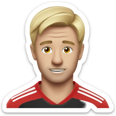 Manchester United fan in tears sticker