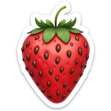 Chocolate covered strawberry  sticker