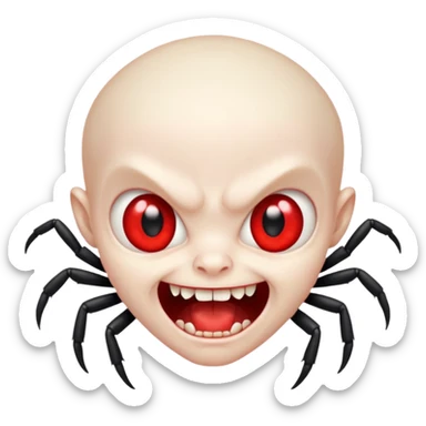 Baby spider vampire  sticker