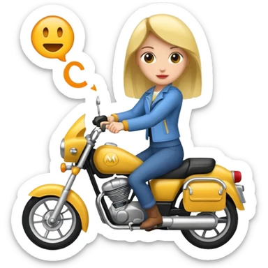 Grab moto women sticker