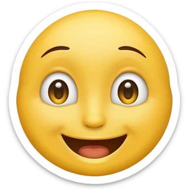iphone yellow emoji telling a secret  sticker