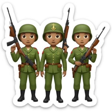 army squad sticker