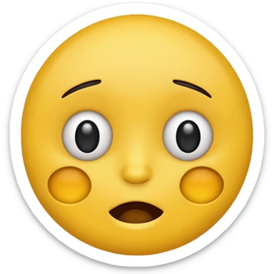 Yellow emoji tired with black eye bags under eyes sticker