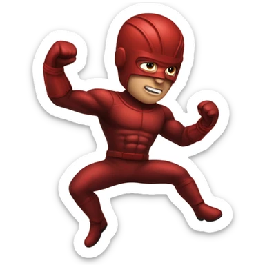 Daredevil fighting  sticker