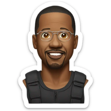 Very realistic Martin Lawrence sticker
