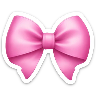 Pink bow  sticker