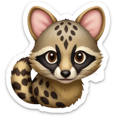 Genet-Civet-Cacomistl-hybrid  sticker