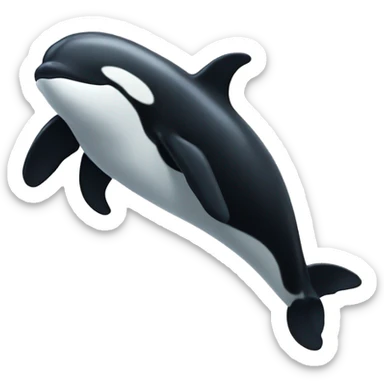 Orca x Manatee sticker