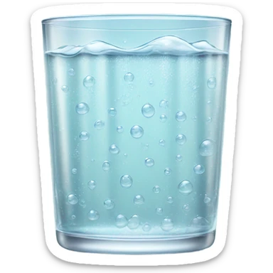 Sparkling water sticker