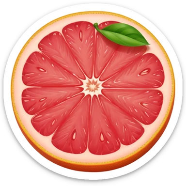 grapefruit sticker