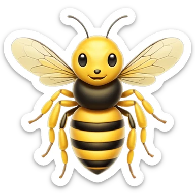 Bee sticker