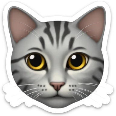 Kat der flyver sticker