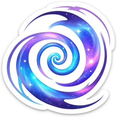 Generate a galaxy or a Milky Way emoji please  sticker