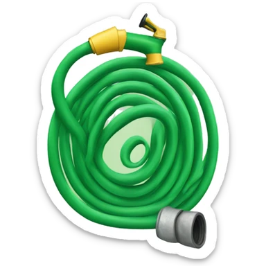 Garden hose sticker