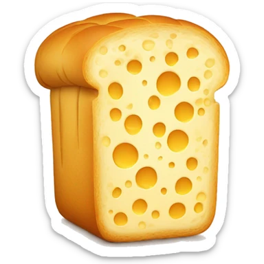 hot bread with cheese sticker