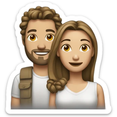 a drug couple sticker