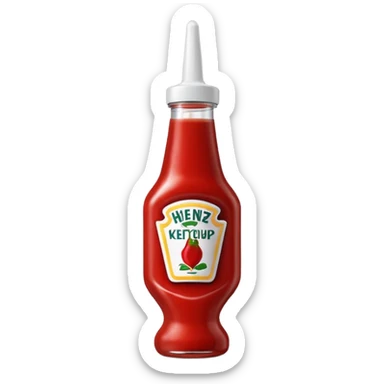 One Heinz Ketchup Sachets 10ml sticker