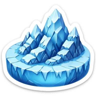 cute glacier  sticker