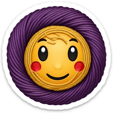 yarn ball sticker