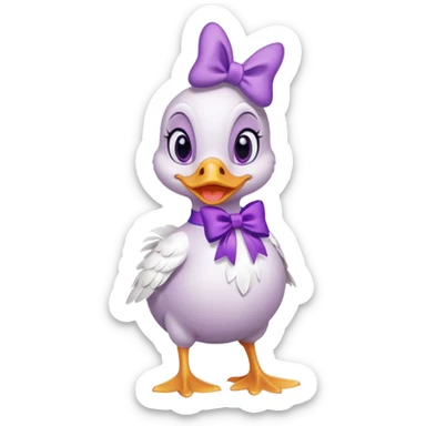 daisy duck full sticker