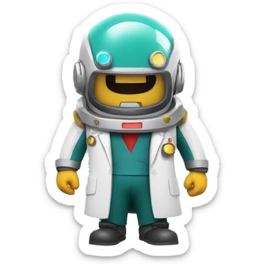 Dr Robontik Eggman sticker