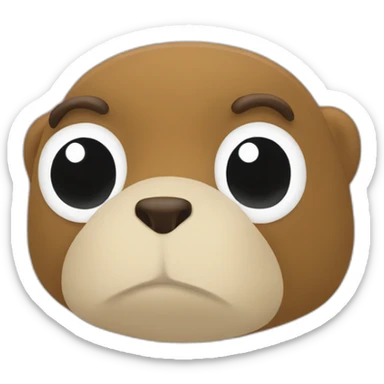 A sad golang programming gopher in pepe style sticker