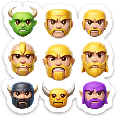 Clash of Clans aesthetic: Cinematic Playful Xbox Game Disc Portrait Emoji, rendered in a 3D vector-style similar to standard emojis with minimal shading and bold, simplified shapes. A compact, distinct form with signature details, softly glowing with a modern gaming energy charm. Simplified yet unmistakably iconic, highly detailed and consistent, glowing with a soft radiance and high shine. Stylized with a touch of next-gen innovation and a soft glowing outline, capturing the essence of a beloved gaming relic with a friendly, playful manner! sticker