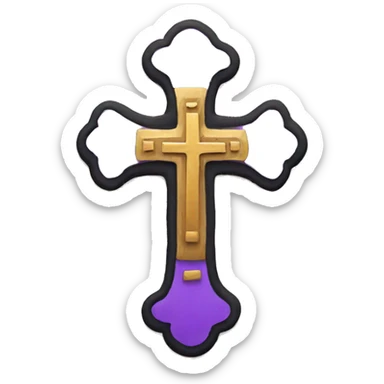 orthodox cross sticker