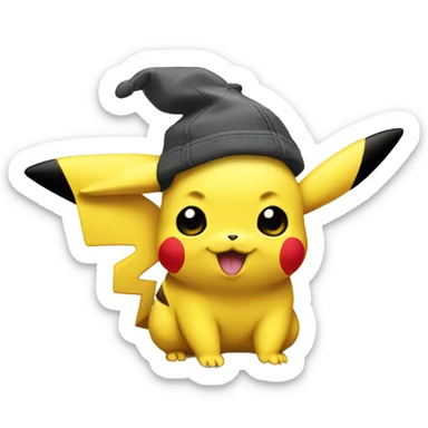 pikachu wearing an EY shirt sticker